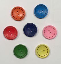 two hole buttons