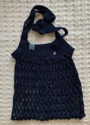 Crocheted shopping bags