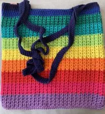 gehäkelte Einkaufstaschen