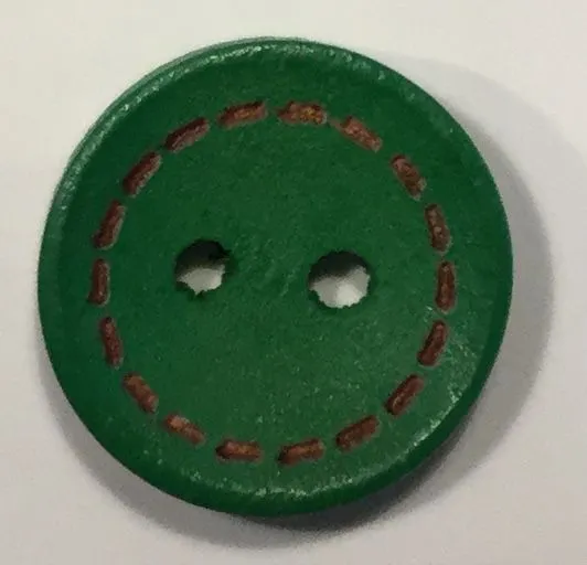 wooden button small