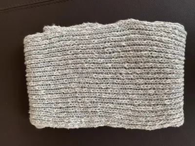 klassischer Schal - Patent gestrickt - Handarbeit