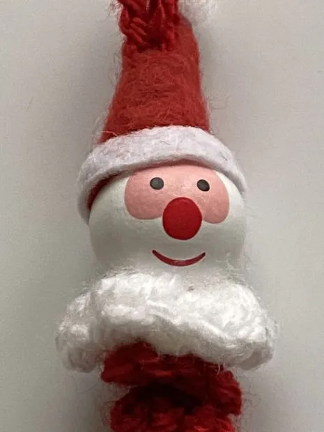 Sorgenwürmchen Glückswürmchen Mini Santa Claus