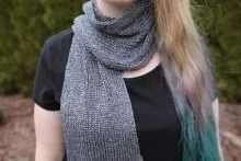 Schal - Metallic-Look