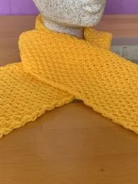 Kinderschal doppeltes Perlmuster