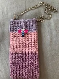 Smartphonetasche - Barbiecore Handyhülle dreifarbig