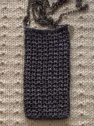 dunkle metallic Handytasche - Handyhülle