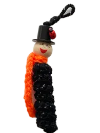 Glückswürmchen Schornsteinfeger mit Schal Sorgenwürmchen