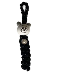 Glückswürmchen kleine Glitzer-Maus mit Brosche