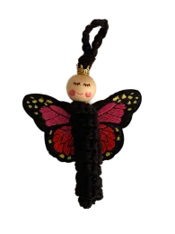 Sorgenwürmchen schwarzer Schutzengel Gothic Angel