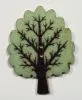 wooden button tree