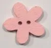 wooden button small flower