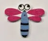 wooden button dragonfly
