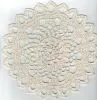 round white crochet doily ø 22cm