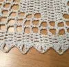 crochet cover white rose