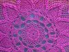 pink lattice round ø 68cm