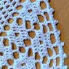 white crochet doily round ø 38cm