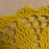 crochet cover yellow