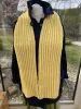 yellow scarf - false patent - handmade