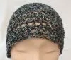 Crochet multicoloured beanie hat