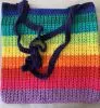 Rainbow Bag with Hole Pattern