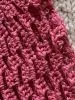 Barbiecore Shopping Net Ribbon Yarn - Handmade