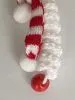 Weihnachtsmann Glückswürmchen mit Schal Sorgenwürmchen
