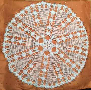 Crochet Star Tablecloth ø 42cm