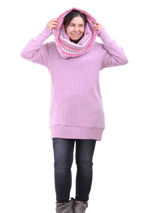 ANNE & GRETA Sweatshirt Hoodie Long Sleeve Pattern