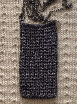 dunkle metallic Handytasche - Handyhülle