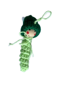 Sorgenwürmchen nachtleuchtendes grünes Glückswürmchen Glühwürmchen