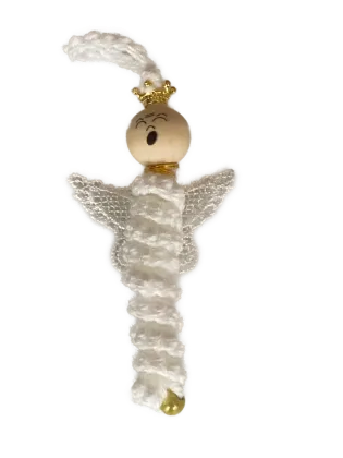 Sorgenwürmchen singende Schutzengel mit kleinen Spitzenflügeln