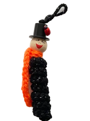 Glückswürmchen Schornsteinfeger mit Schal Sorgenwürmchen